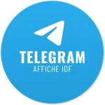 Accès au canal Telegram Affiche Idf